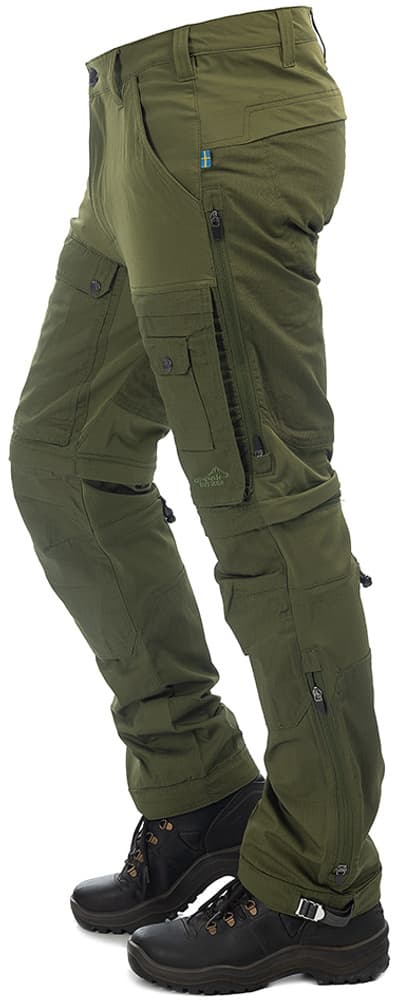 Arrak M's Flexible Zip Off Pant Green, view: 3