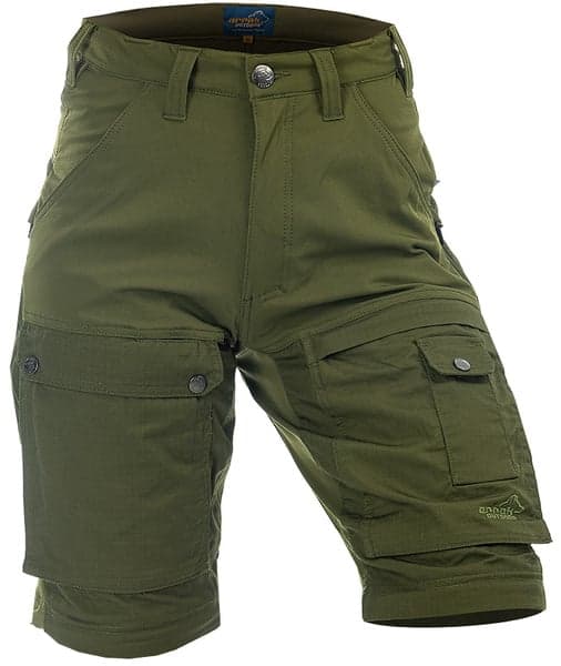 Arrak W's Flexible Zip Off Pant Green, view: 4