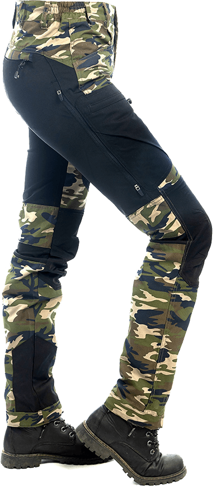 Arrak W's Active Stretch Pants Camo, view: 2