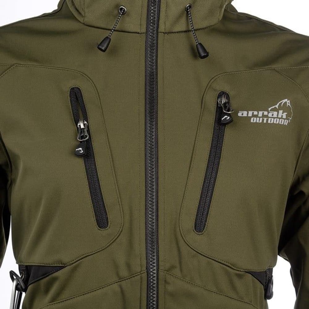 Arrak M's Akka Softshell Jacket Olive, view: 7