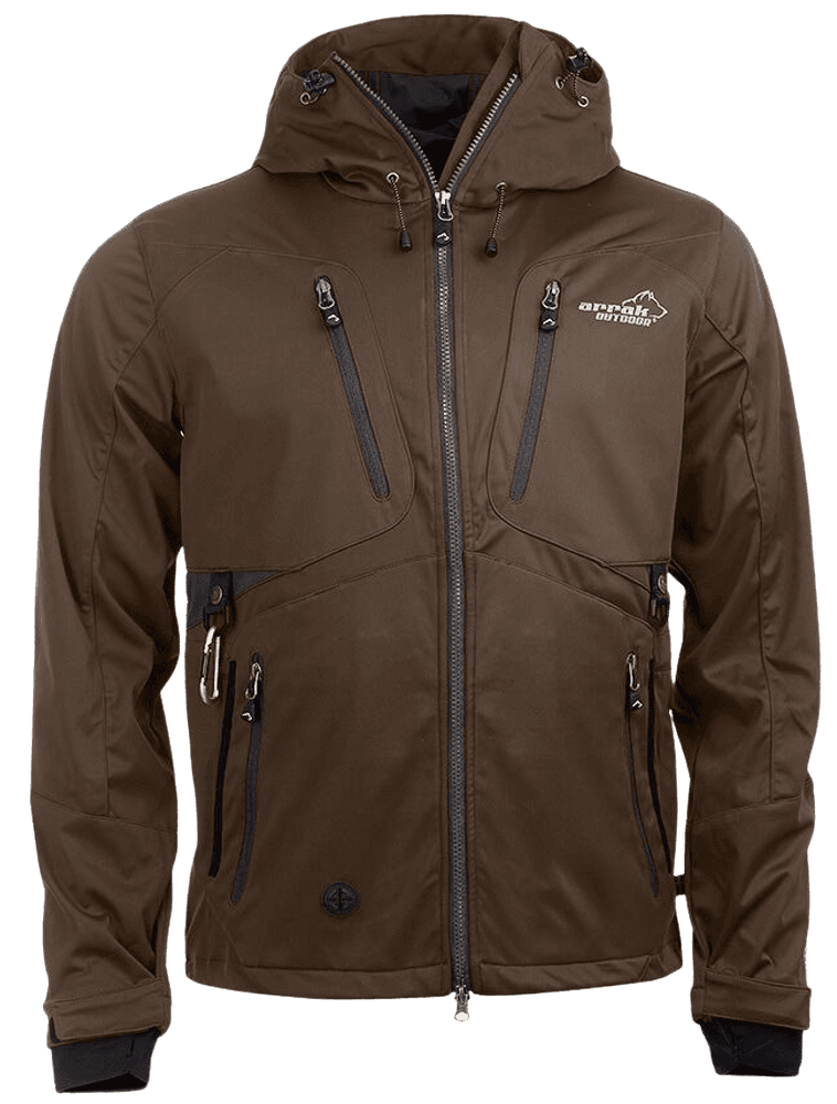 Arrak M's Akka Softshell Jacket Brown, view: 0