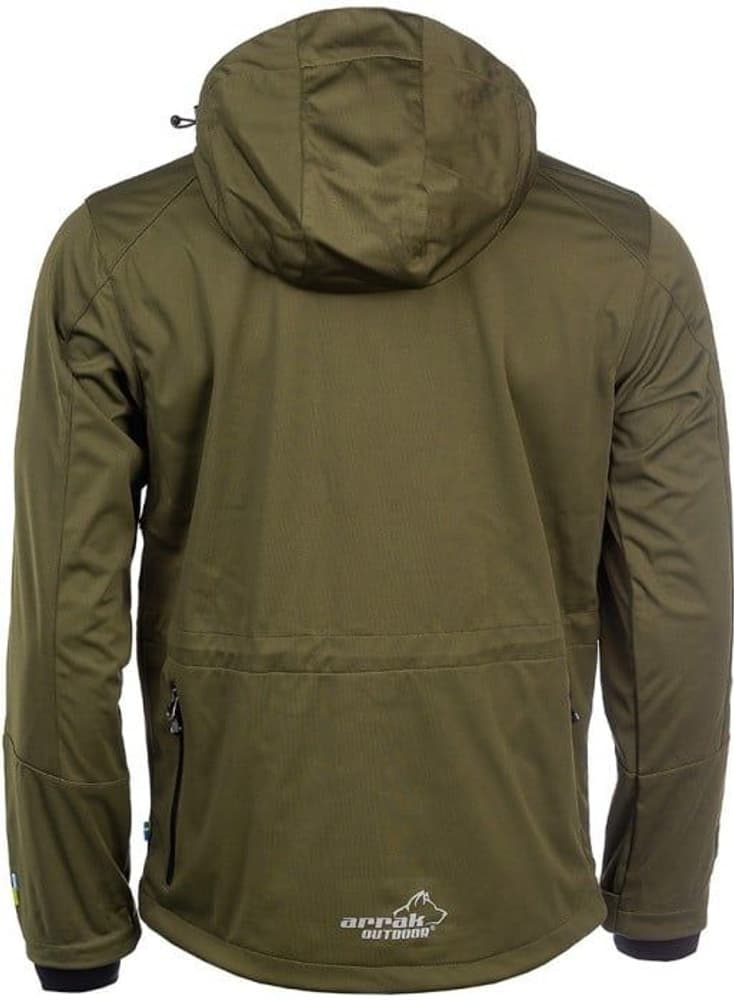 Arrak M's Akka Softshell Jacket Olive, view: 3