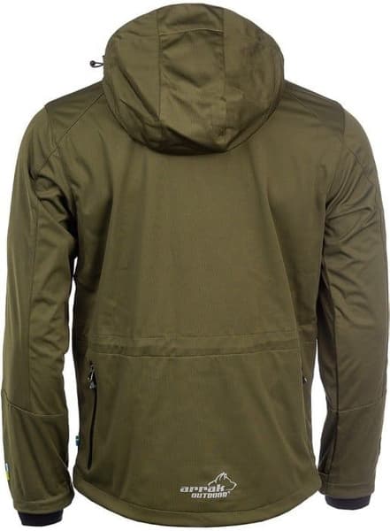 Arrak M's Akka Softshell Jacket Olive, view: 3