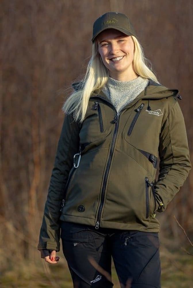 Arrak W's Akka Softshell Jacket Olive, view: 7