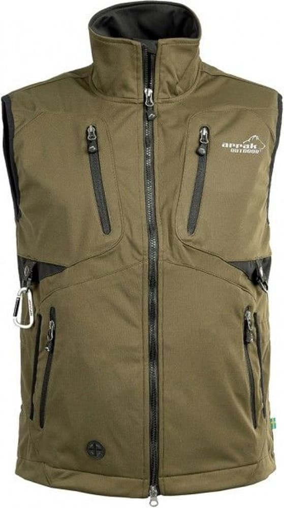 Arrak M's Acadia Softshell Vest Olive, view: 1