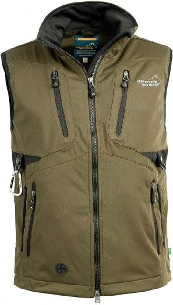 Arrak M's Acadia Softshell Vest Olive, view: 0