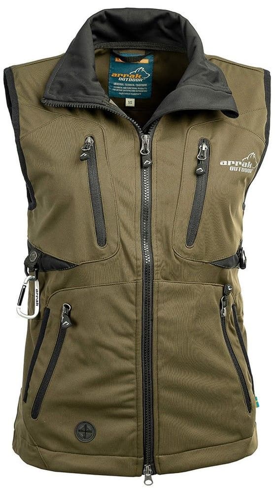 Arrak W's Acadia Softshell Vest Olive, view: 1