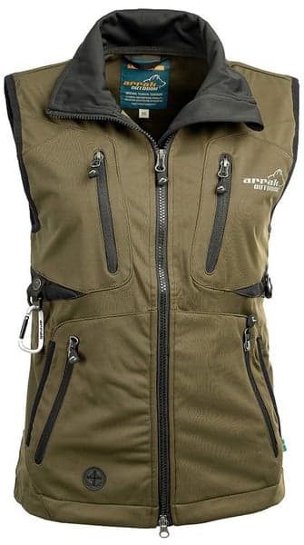 Arrak W's Acadia Softshell Vest Olive, view: 1