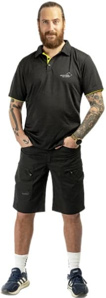 Arrak M's Active Stretch Shorts Black, view: 3