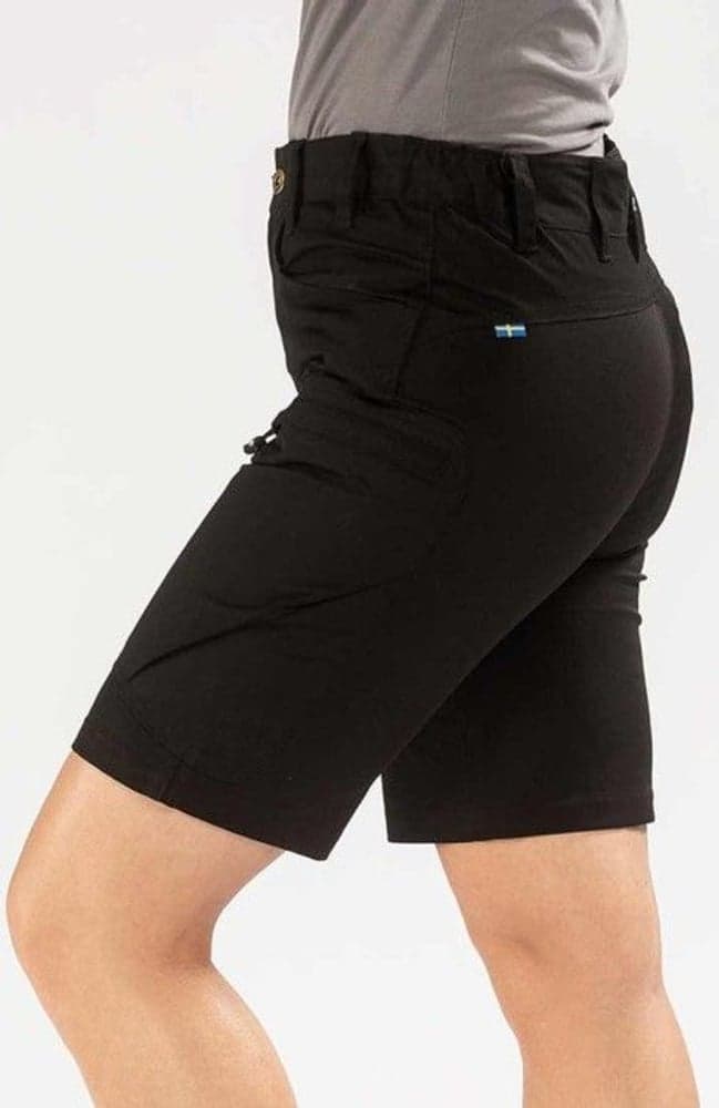 Arrak Active Stretch Shorts Dam Svart, view: 3