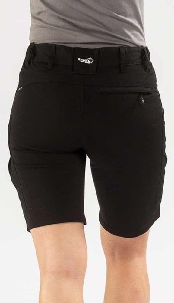 Arrak Active Stretch Shorts Dam Svart, view: 2