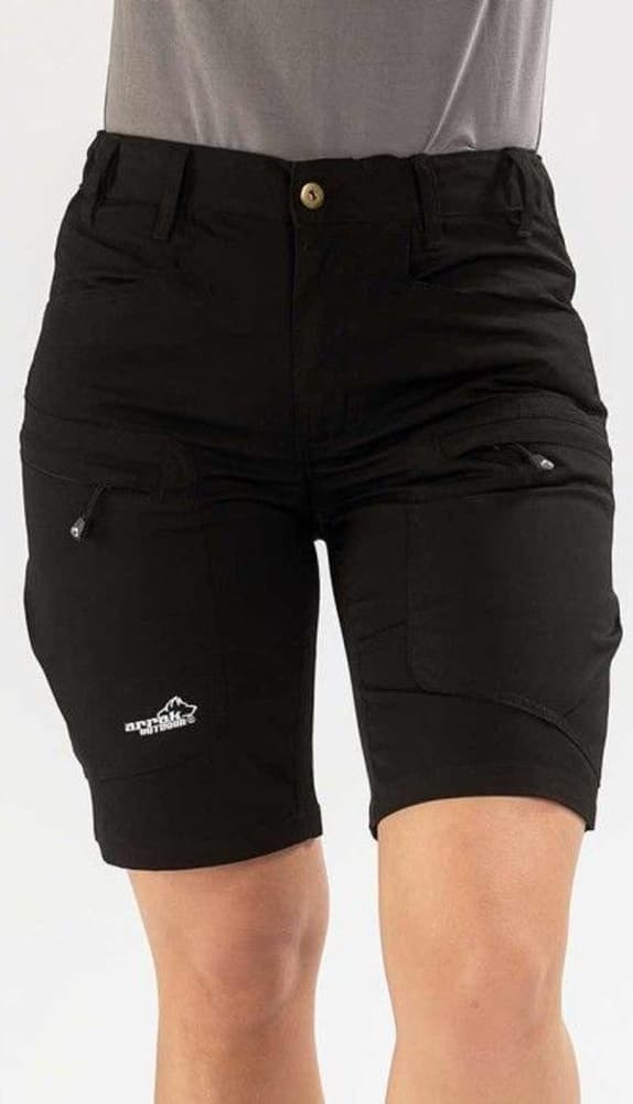 Arrak Active Stretch Shorts Dam Svart, view: 1