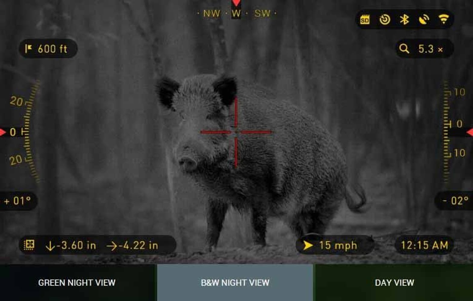 X-Sight-II 3-14 Smart Day/Night Hunting Rifle Scope Full HD, view: 6