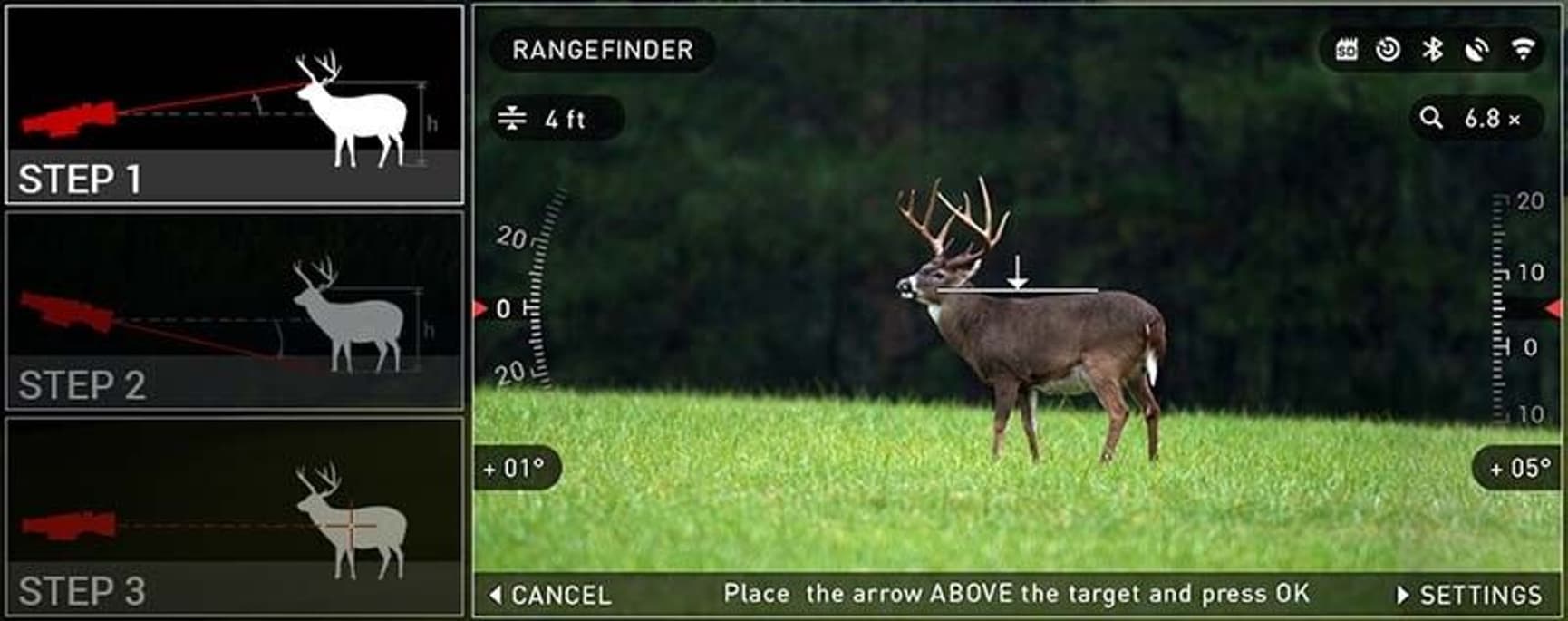 X-Sight-II 3-14 Smart Day/Night Hunting Rifle Scope Full HD, view: 4