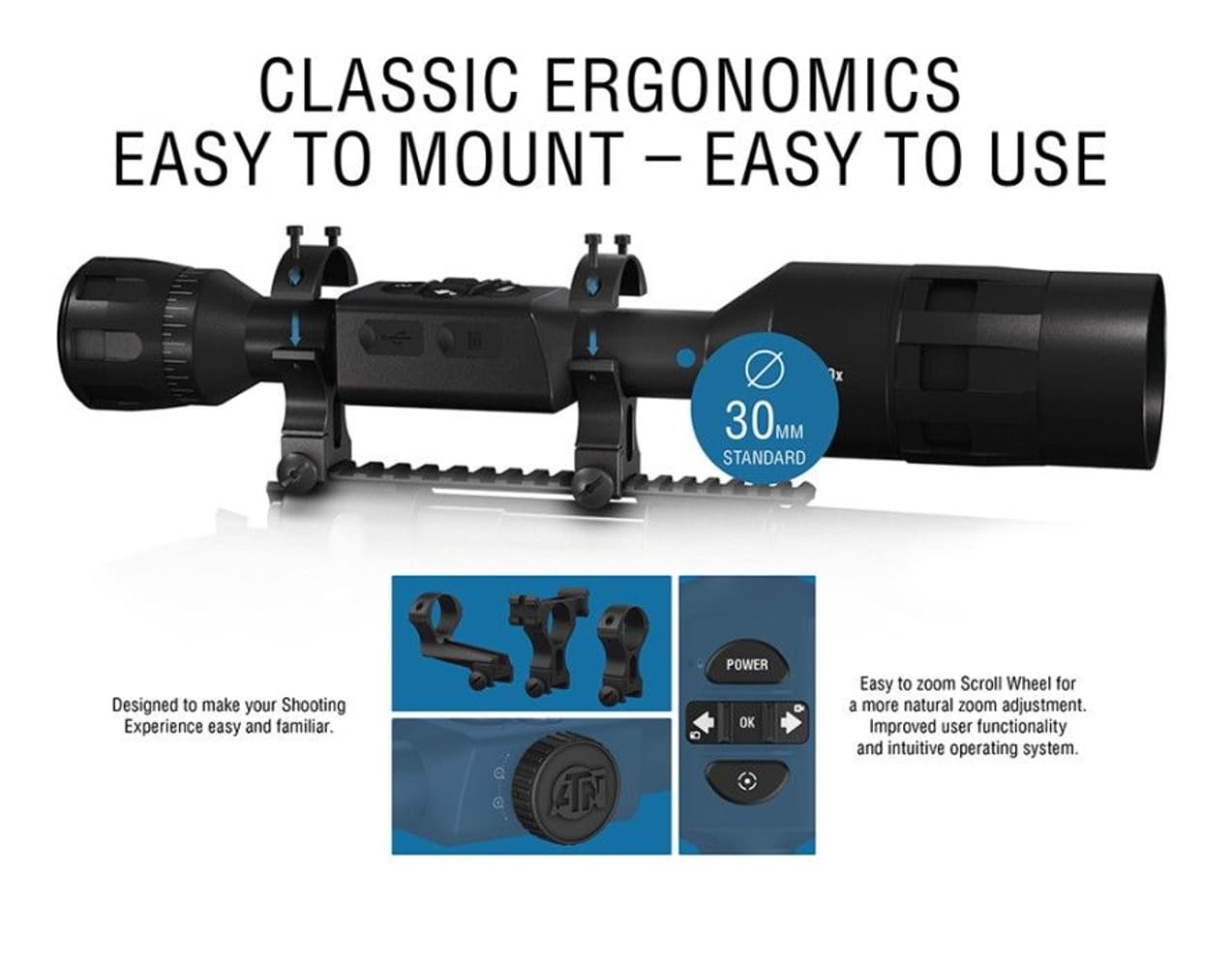 X-Sight-4K HD 5-20x Pro Edition Smart Day/Night Hunting Rifle Scope Full HD, view: 4