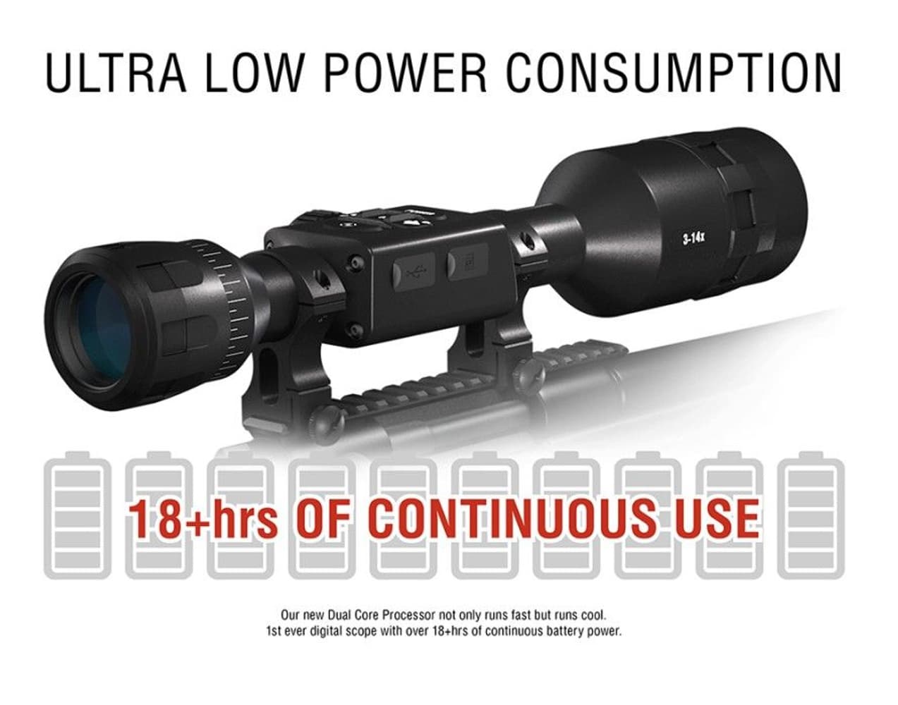 X-Sight-4K HD 5-20x Pro Edition Smart Day/Night Hunting Rifle Scope Full HD, view: 3