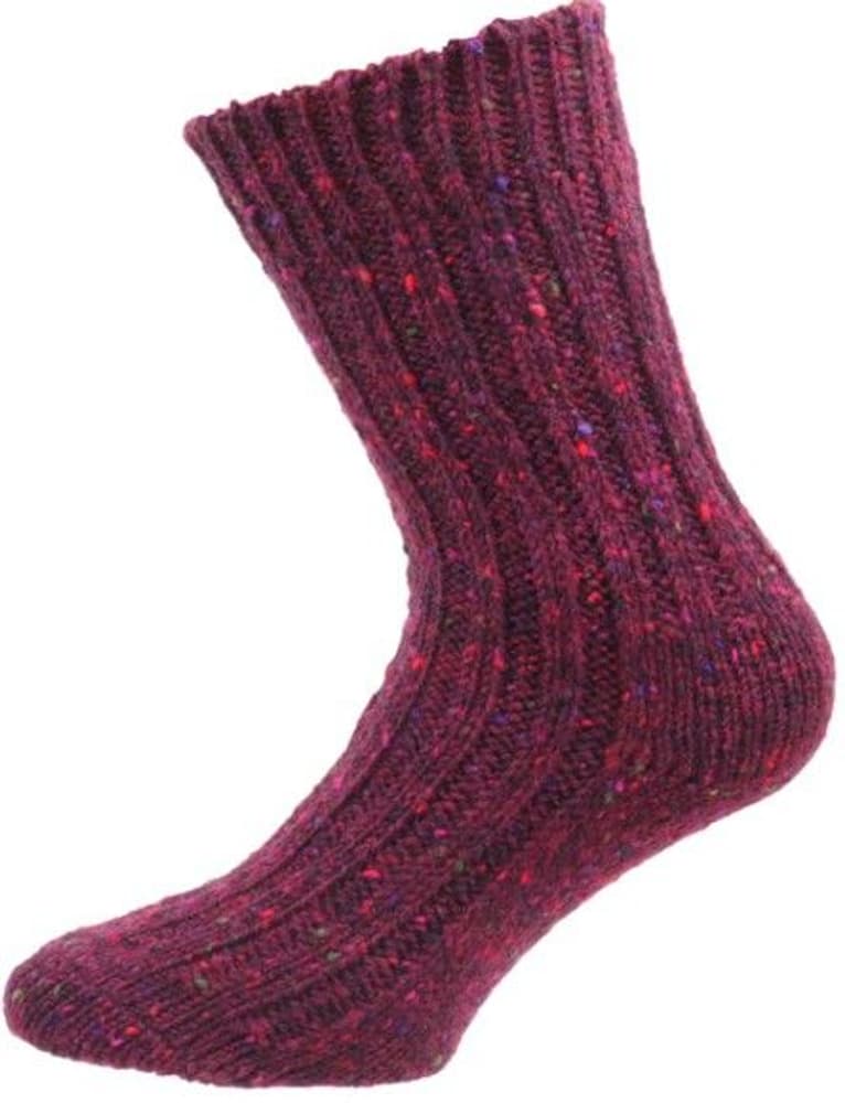 Raggsocka Ull Röd Melange, view: 0