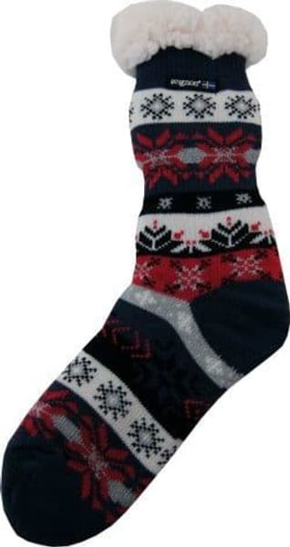 Heat Max Socka Dam Gråblå/Röd, view: 0