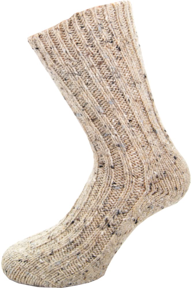 Dam Raggsockor 2-pack Beige/Antracit, view: 1