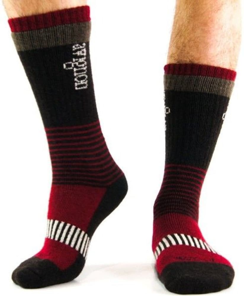 Presentpack 2 Par Strumpor Grön/Vinröd, view: 1