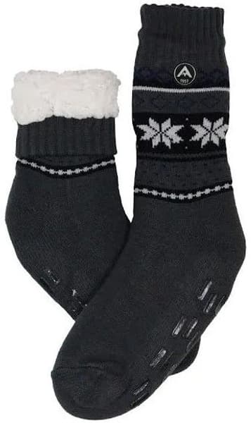 M's Heat Max Stjärna Antislip Grey, view: 0