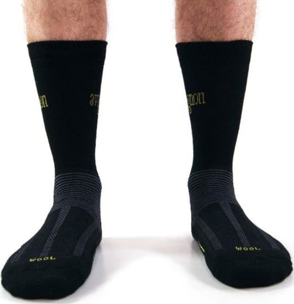 Terry Merinowool Hiking Sock Black, view: 2