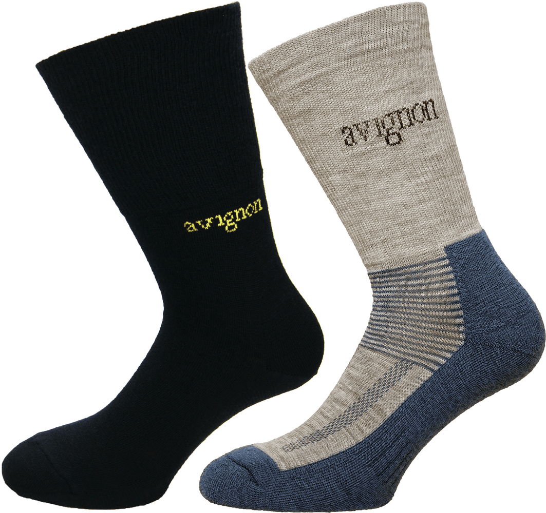 Terry & Liner Merino Sock 2-pack, view: 0