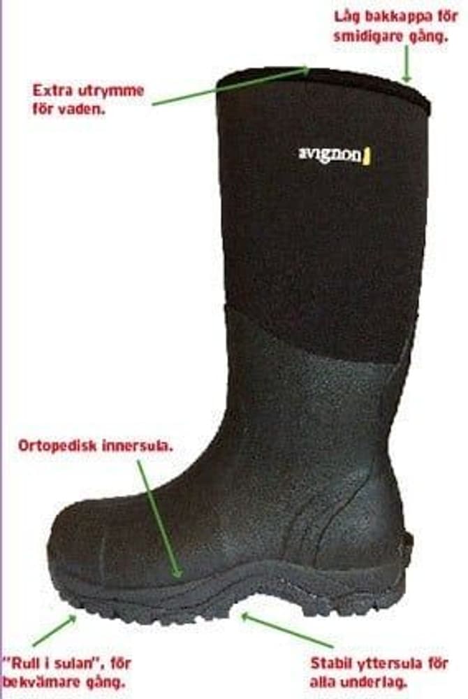 Ridge High Neoprenstövel -60°C Unisex Black, view: 2