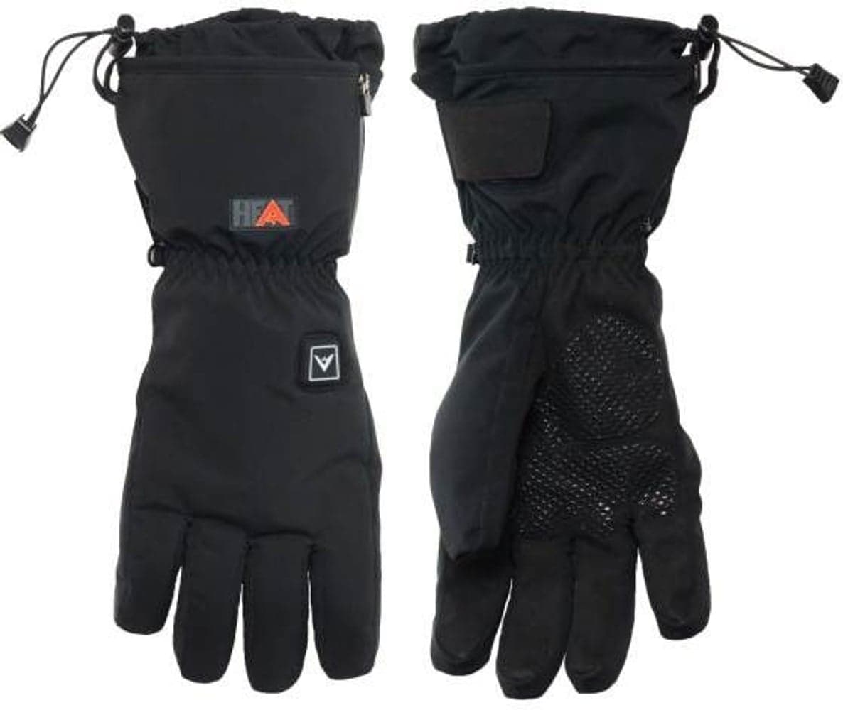 Värmefingervante Lång inkl Powerbank Svart, view: 0