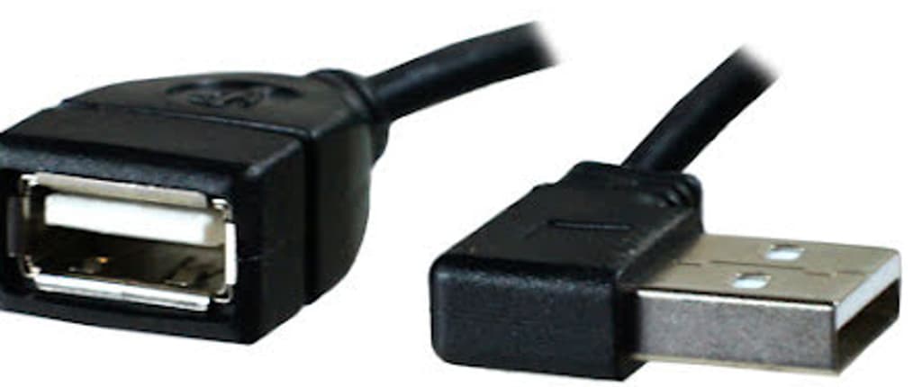 USB-hane till USB-hona Förlängningssladd 30 cm, view: 0
