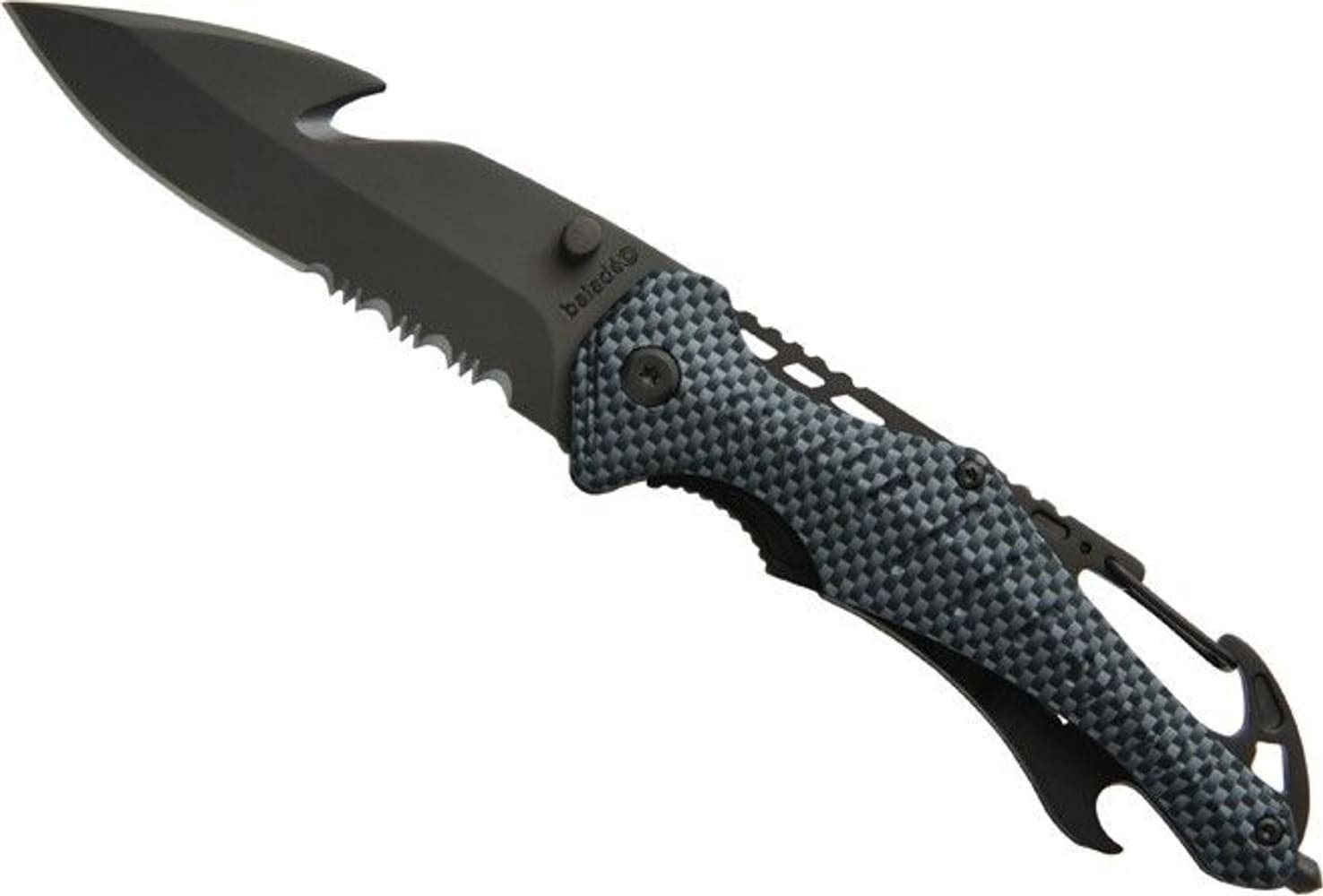 Security Knife Emergency Black Carbon Svart, view: 3