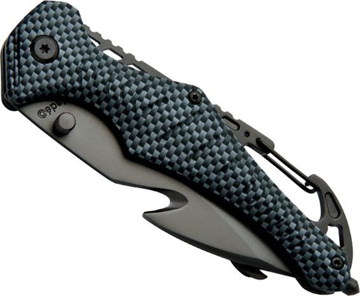 Security Knife Emergency Black Carbon Svart, view: 1