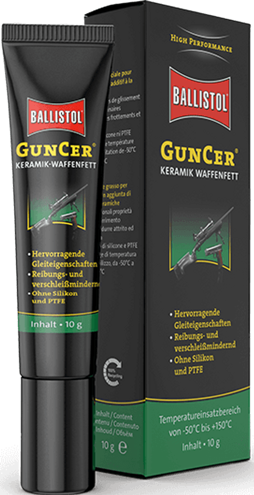 GunCer Keramiskt Vapenfett Tub 10 g, view: 0