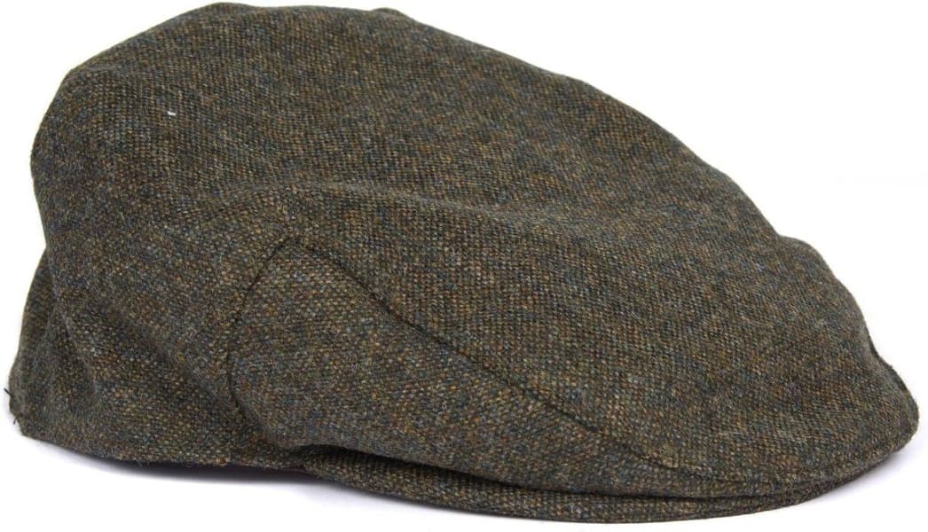 Moons Tweed Cap Olive Donegal, view: 1