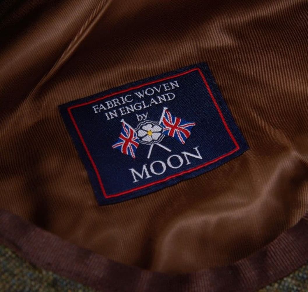 Moons Tweed Cap Olive Donegal, view: 2