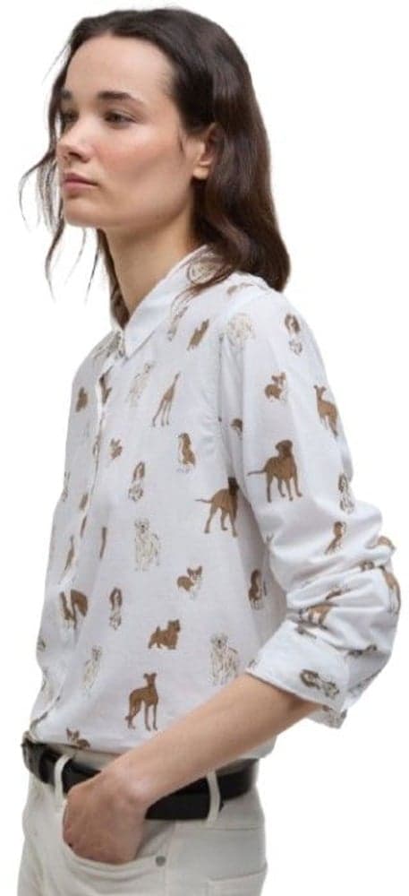 W's Safari Shirt Dog Print (2024), view: 2