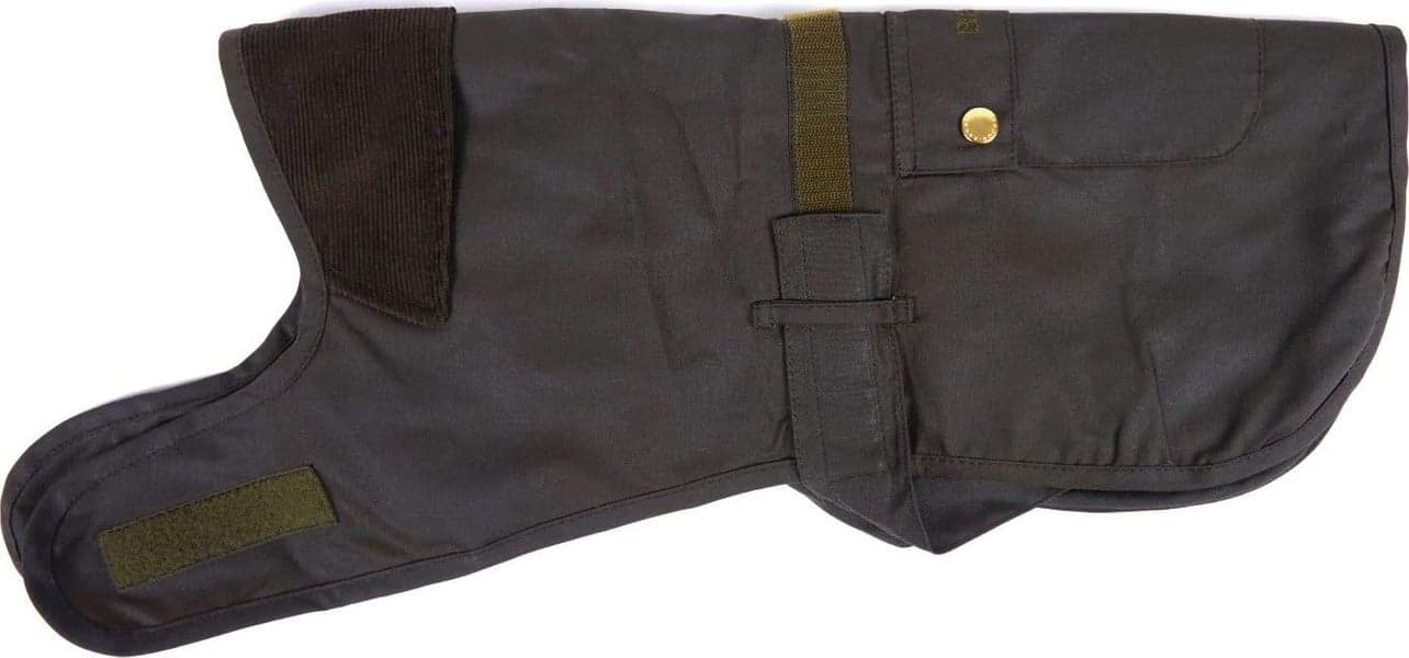 2 in 1 Wax Dog Coat Olive/Brown, view: 0
