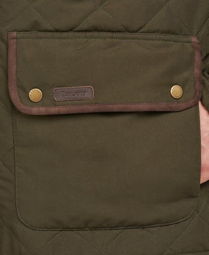 M's Burton Quilt Dark Olive, view: 3