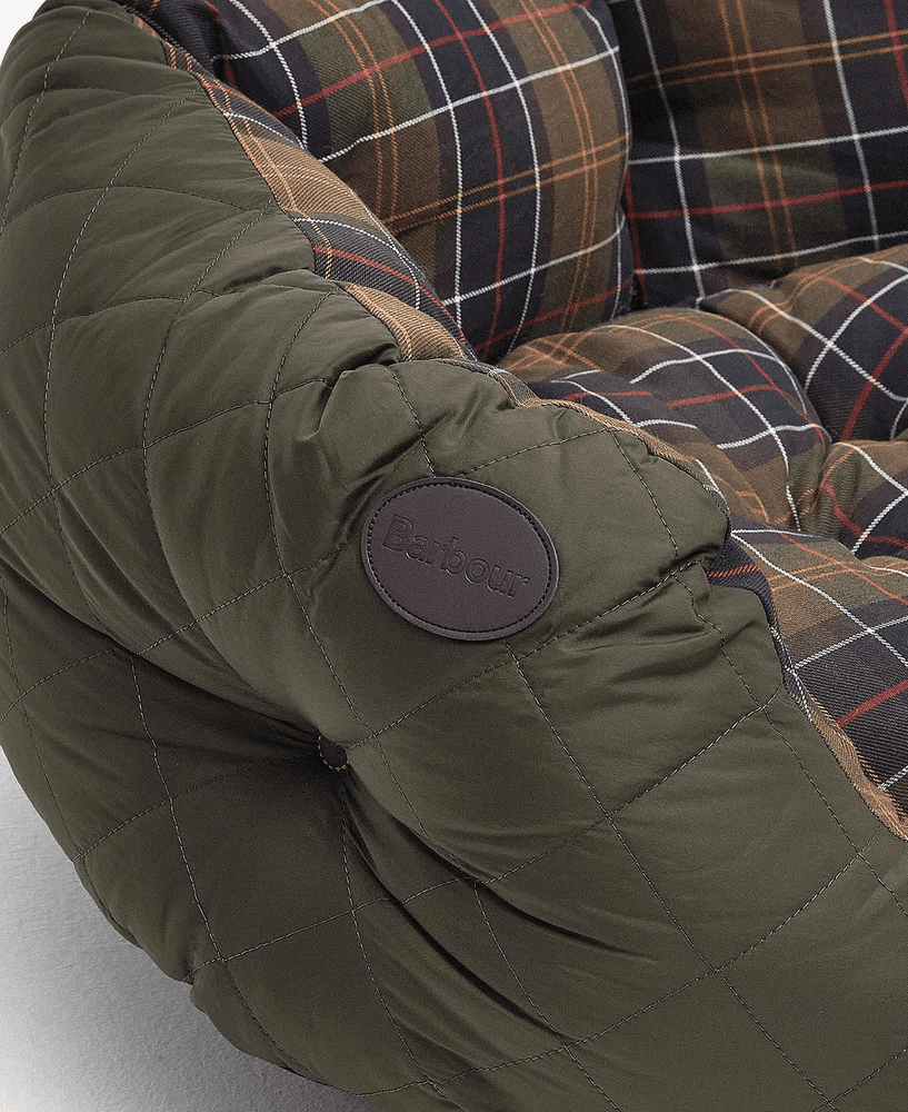 Quilted Dog Bed 30'' Olive, view: 3
