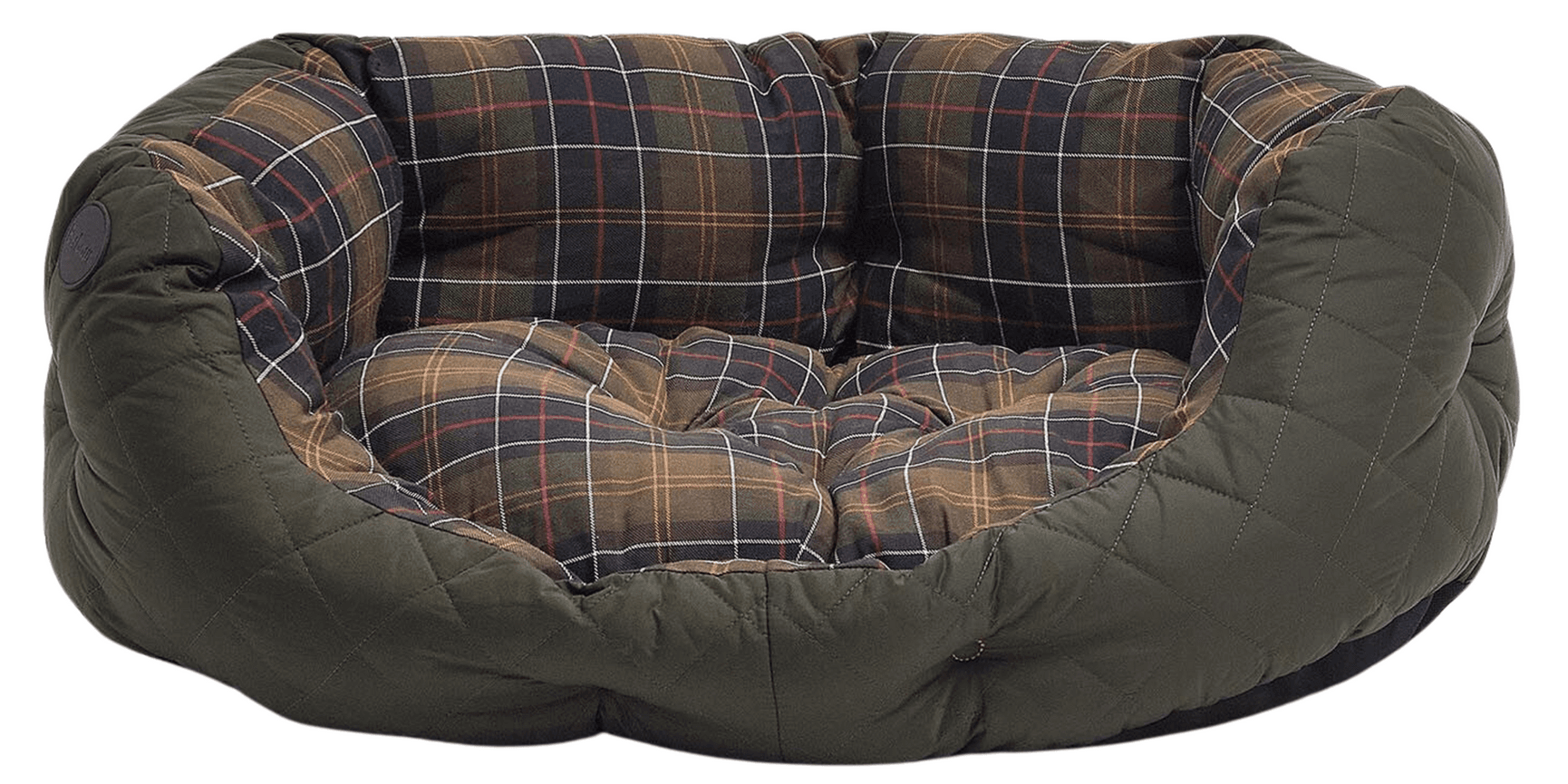 Quilted Dog Bed 30'' Olive, view: 0