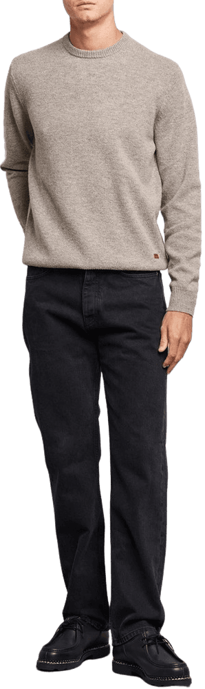 M's Patch Crew Neck Dark Stone, view: 1