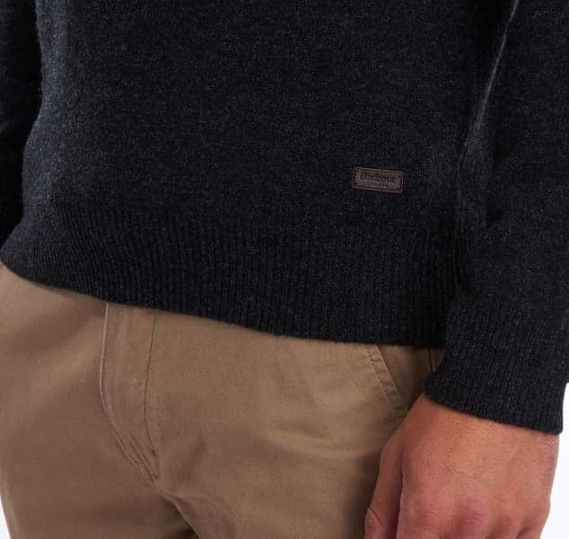 M's Patch Crew Neck Charcoal, view: 2