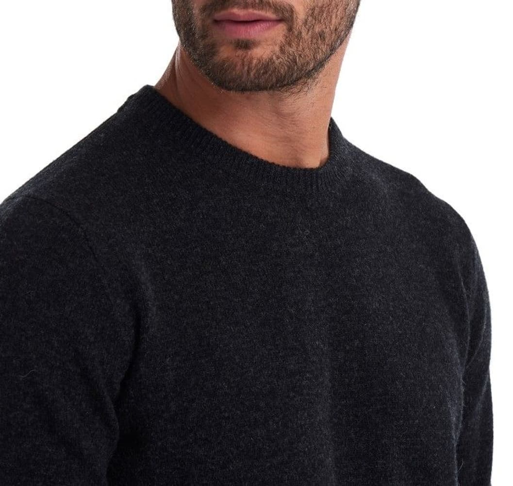 M's Patch Crew Neck Charcoal, view: 1
