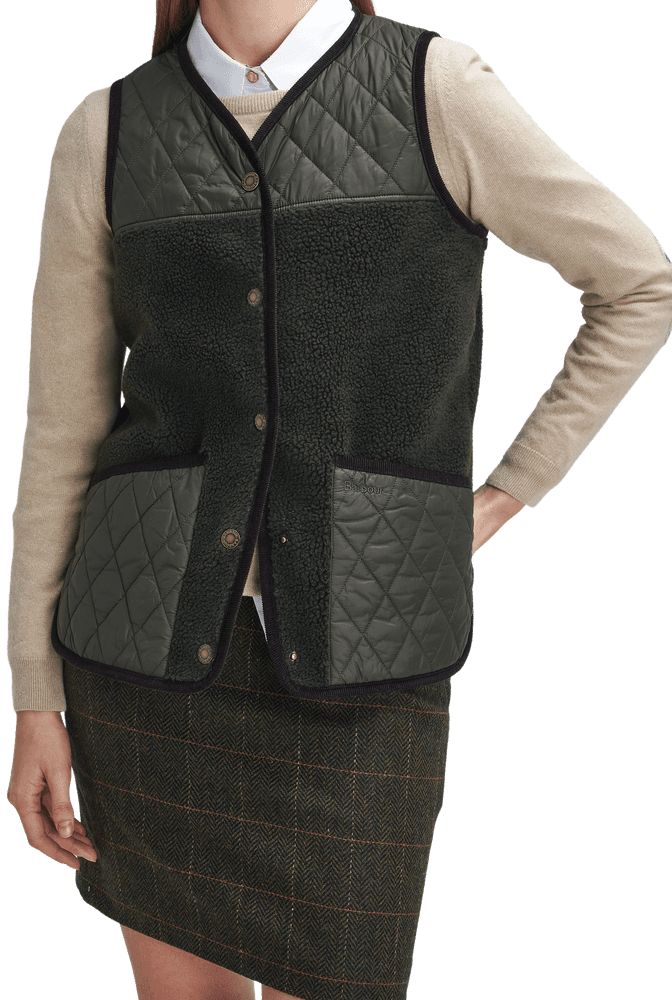 W's Brambles Gilet Olive/Classic, view: 1