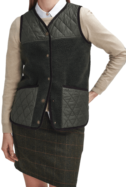 W's Brambles Gilet Olive/Classic, view: 1