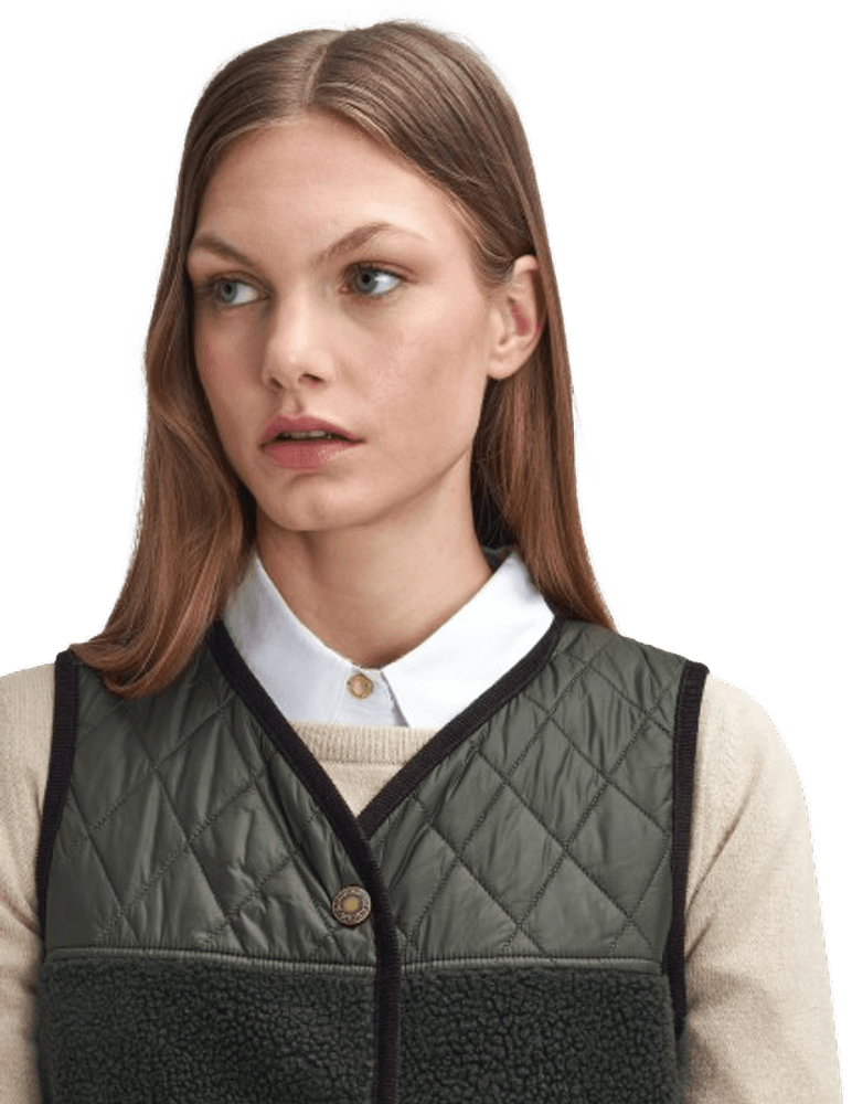 W's Brambles Gilet Olive/Classic, view: 2
