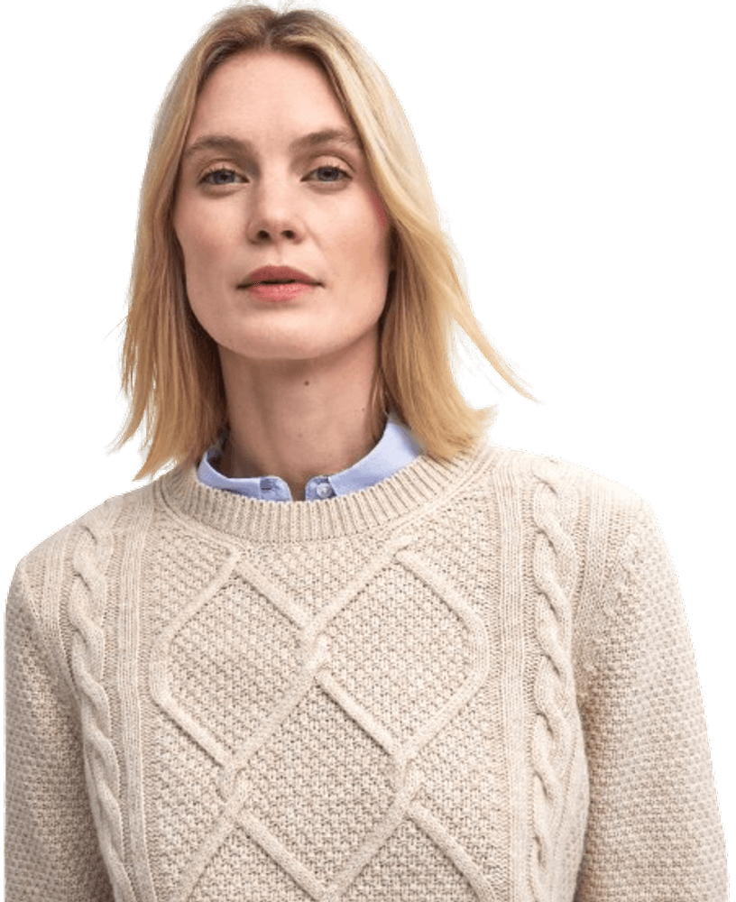 W's Burne Crew Neck Oatmeal/Hessian Tart, view: 1