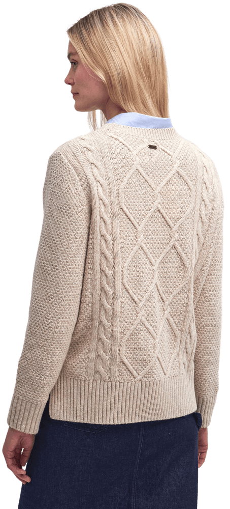 W's Burne Crew Neck Oatmeal/Hessian Tart, view: 4