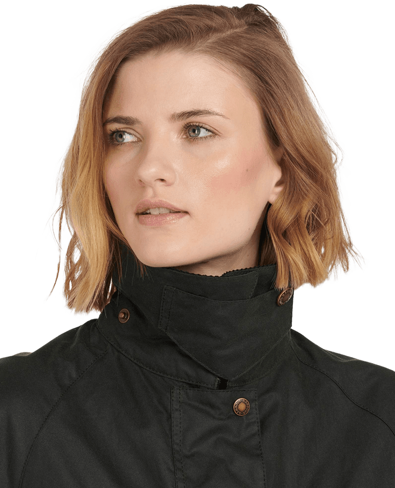 W's Tain Wax Jacket Sage, view: 2