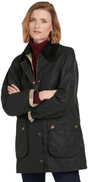 W's Tain Wax Jacket Sage, view: 4